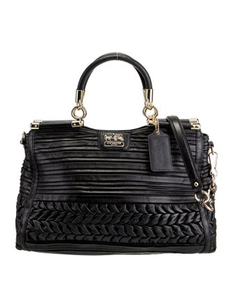 Coach Leather Top Handle Bag