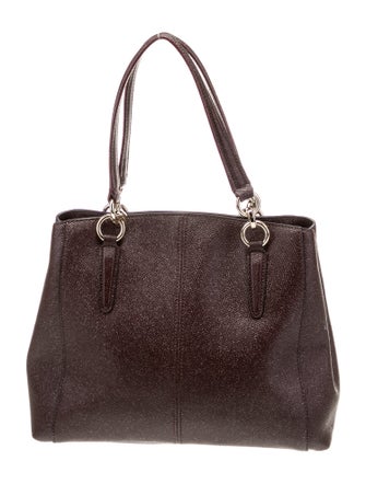 Coach Leather Top Handle Bag