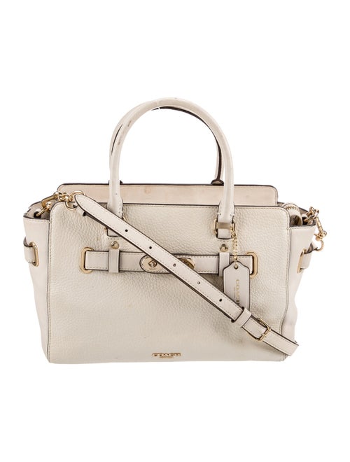 Coach Leather Top Handle Bag