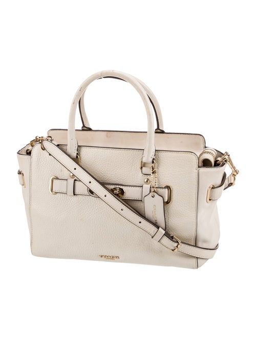 Coach Leather Top Handle Bag