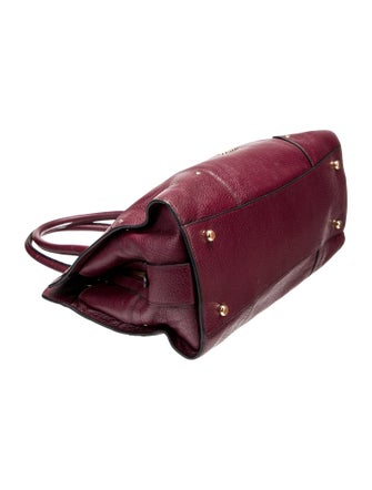 Coach Leather Top Handle Bag