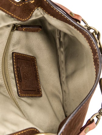 Coach Vegetarian Leather Shoulder Bag