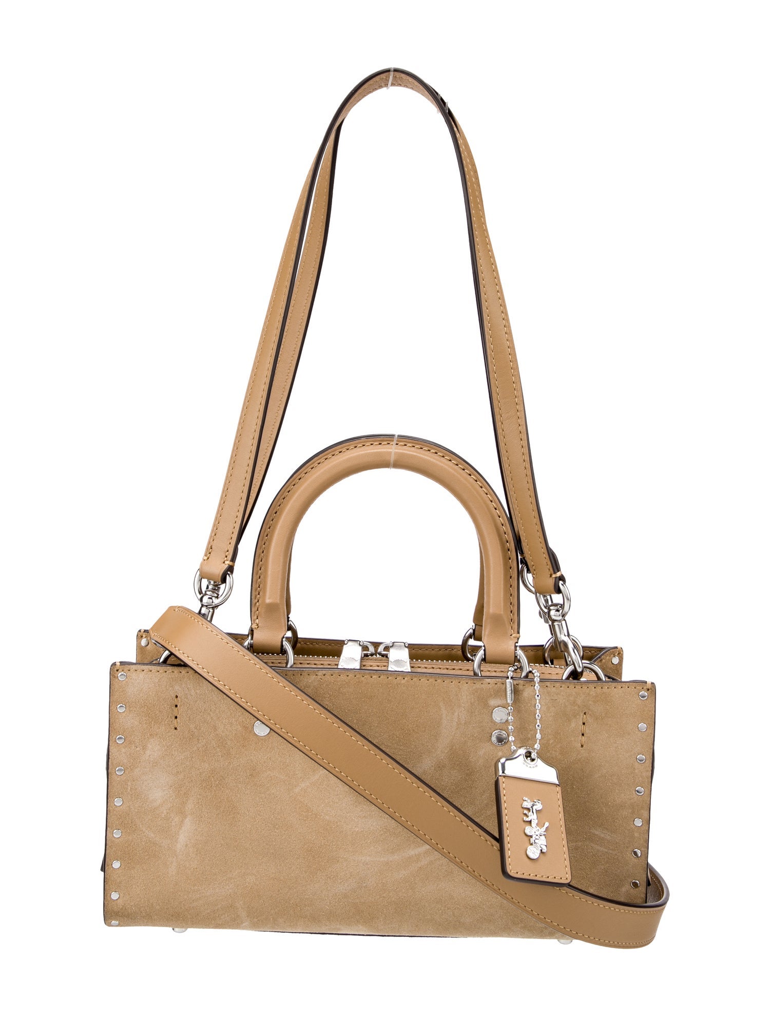 Coach Suede Top Handle Bag