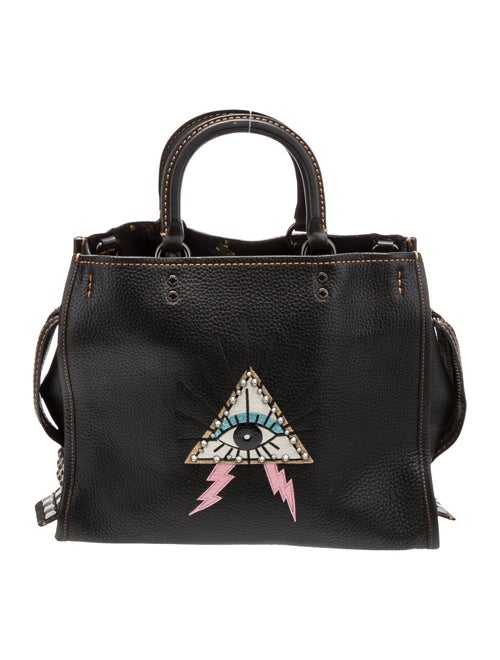 Coach Leather Top Handle Bag