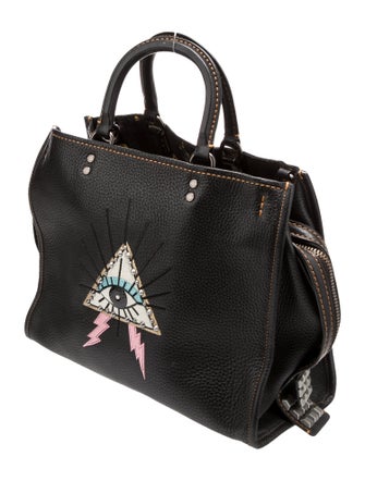 Coach Leather Top Handle Bag