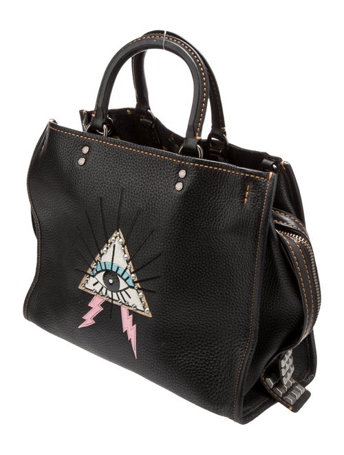 Coach Leather Top Handle Bag