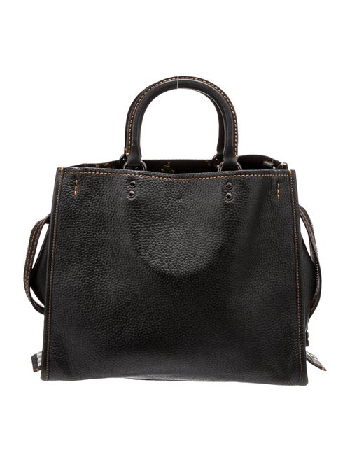 Coach Leather Top Handle Bag