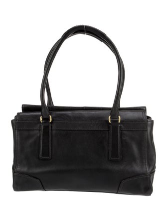 Coach Leather Top Handle Bag