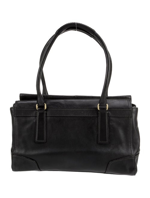Coach Leather Top Handle Bag