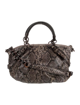 Coach Snakeskin Top Handle Bag