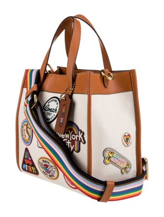 Coach Leather Top Handle Bag