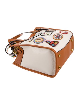 Coach Leather Top Handle Bag