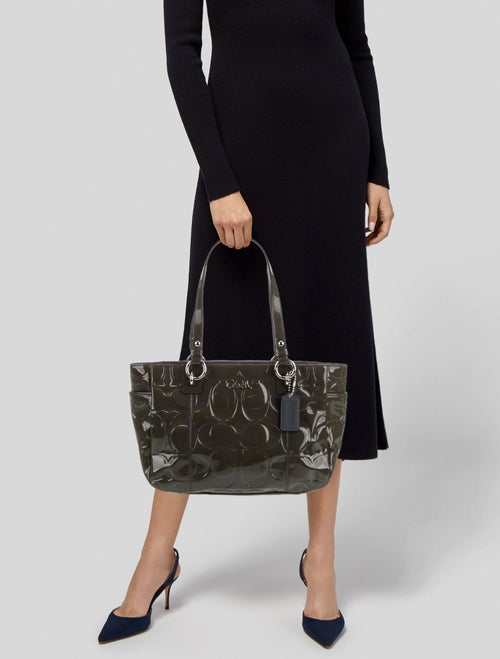 Coach Patent Leather Shoulder Bag