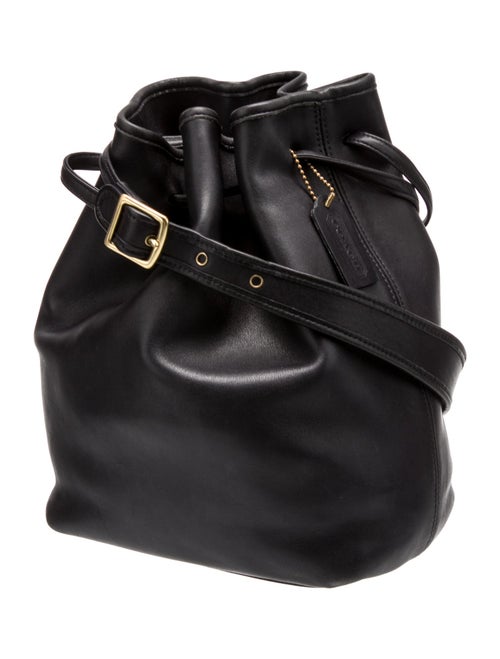 Coach Leather Bucket Bag