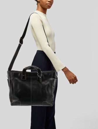 Coach Leather Top Handle Bag