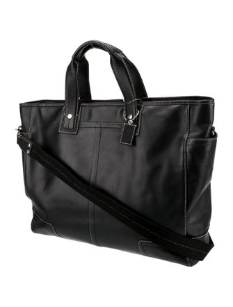 Coach Leather Top Handle Bag
