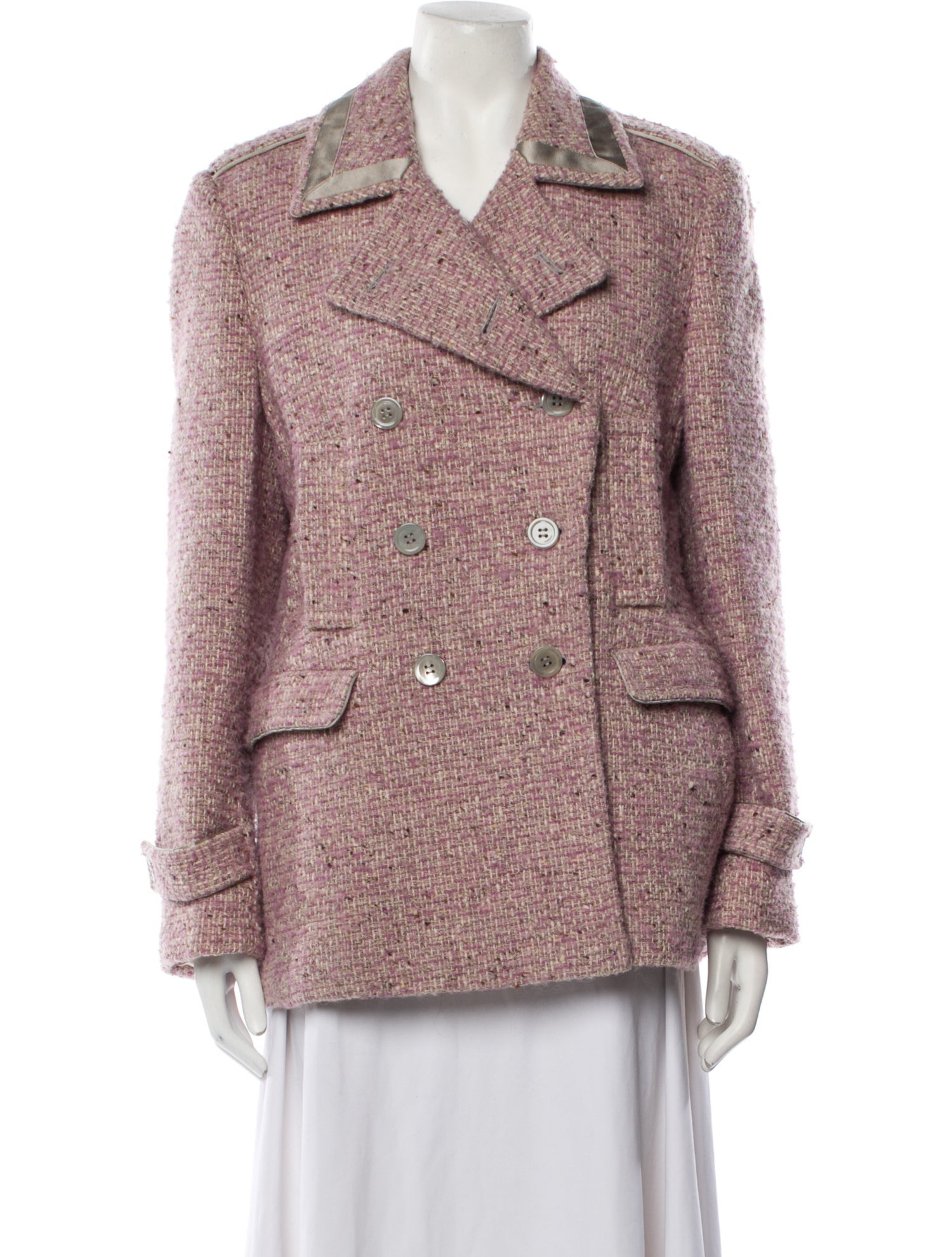 Coach Wool Tweed Pattern Jacket