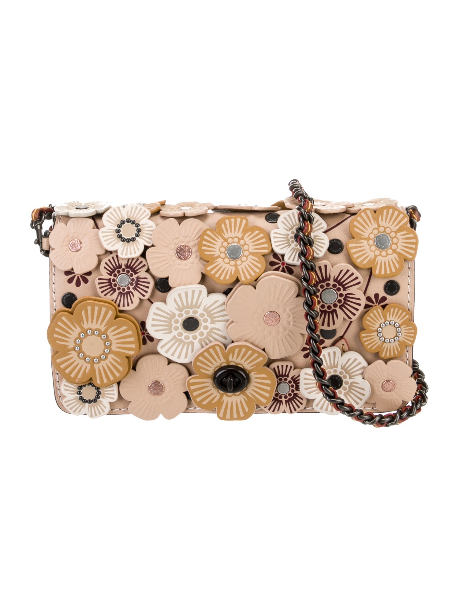 Coach Leather Minaudière