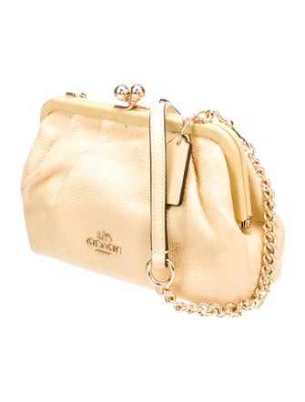 Coach Leather Evening Bag