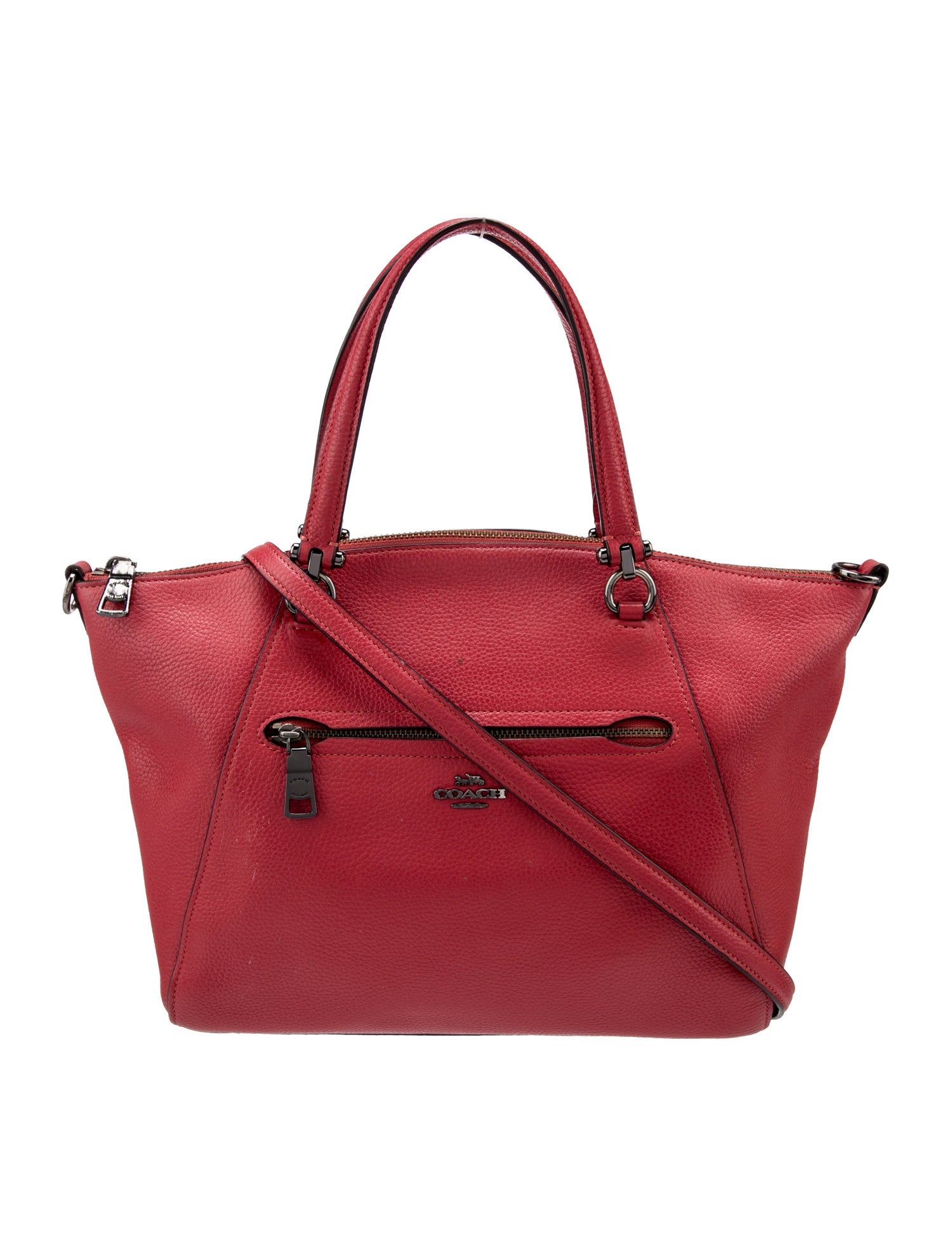 Coach Leather Top Handle Bag