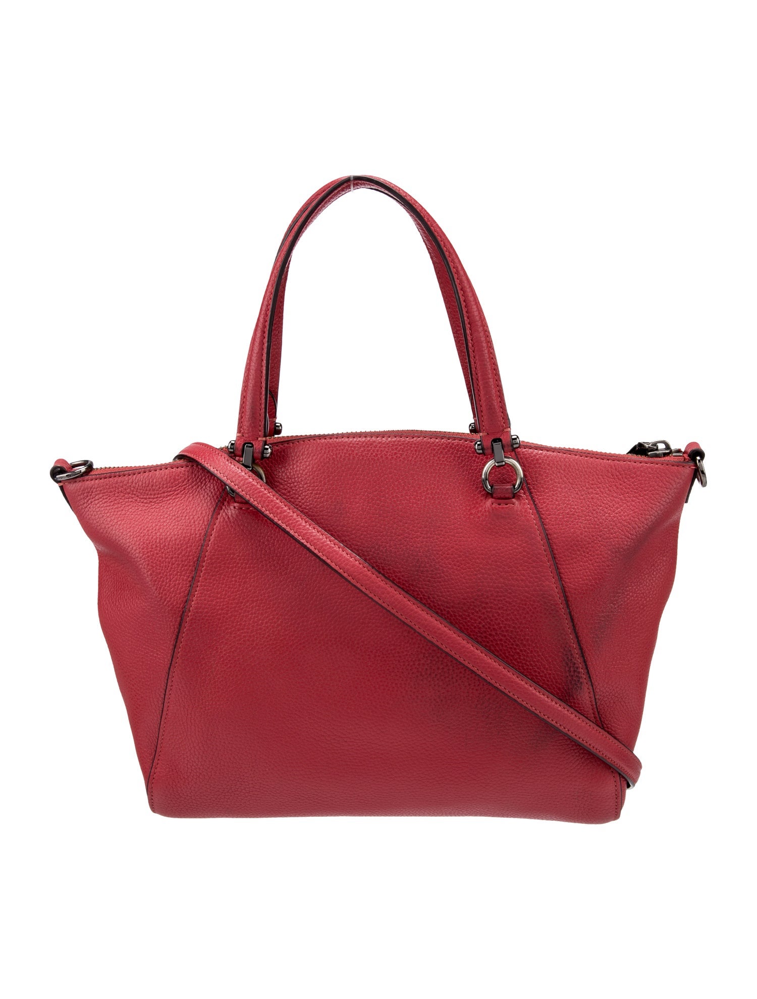 Coach Leather Top Handle Bag