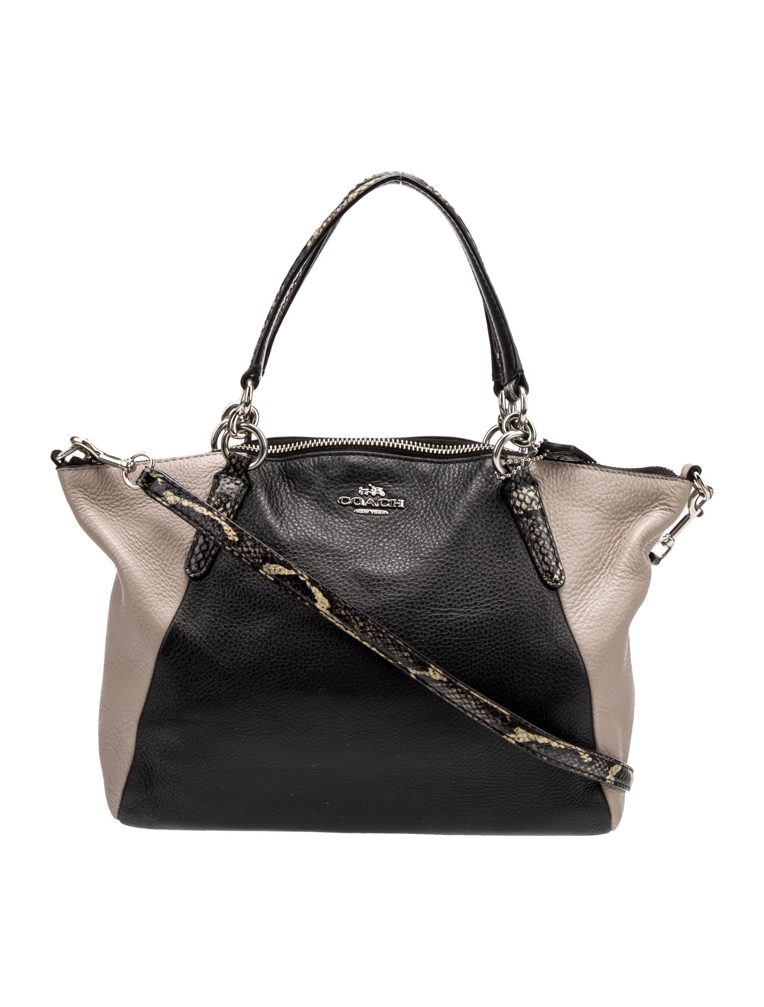 Coach Leather Top Handle Bag