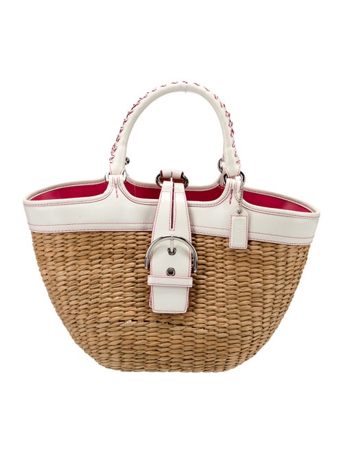 Coach Rattan Top Handle Bag