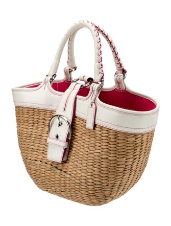 Coach Rattan Top Handle Bag