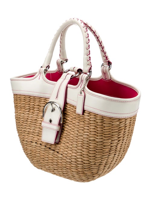 Coach Rattan Top Handle Bag