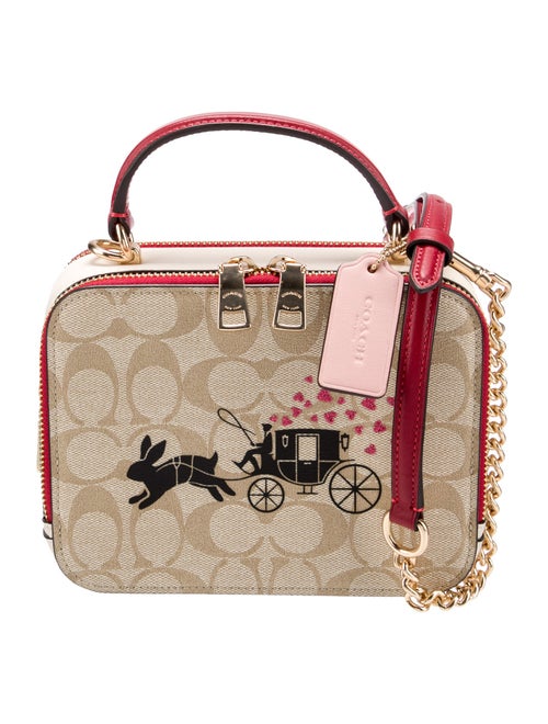 Coach Leather Top Handle Bag