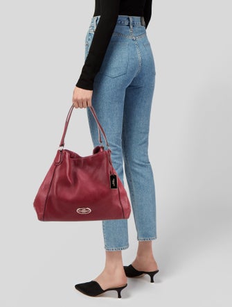 Coach Leather Shoulder Bag