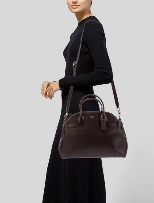 Coach Leather Top Handle Bag