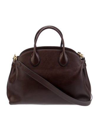 Coach Leather Top Handle Bag