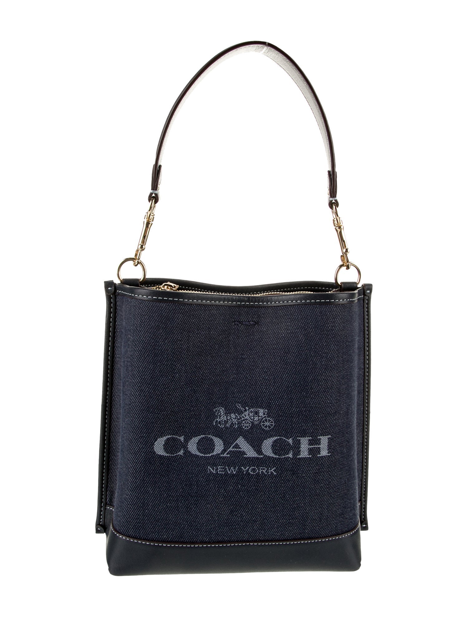 Coach Denim Top Handle Bag