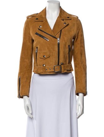 Coach Suede Biker Jacket