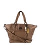 Coach Leather Weekender Bag