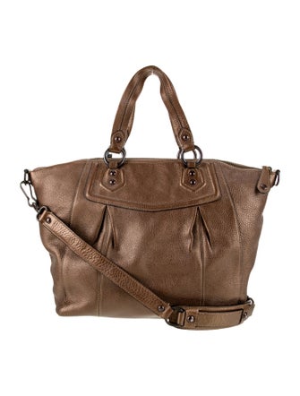 Coach Leather Weekender Bag
