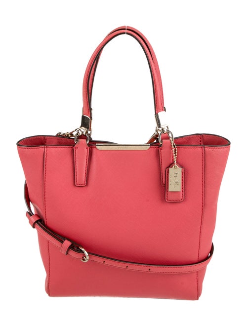 Coach Saffiano Leather Top Handle Bag