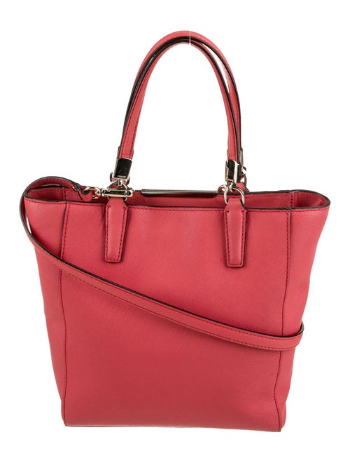 Coach Saffiano Leather Top Handle Bag