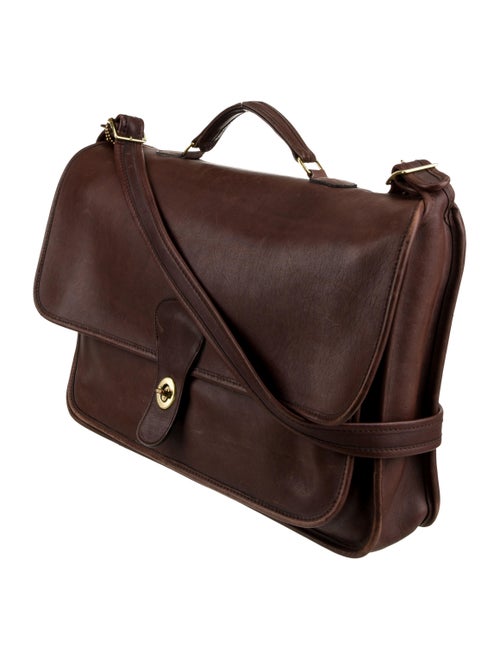 Coach Leather Messenger Bag