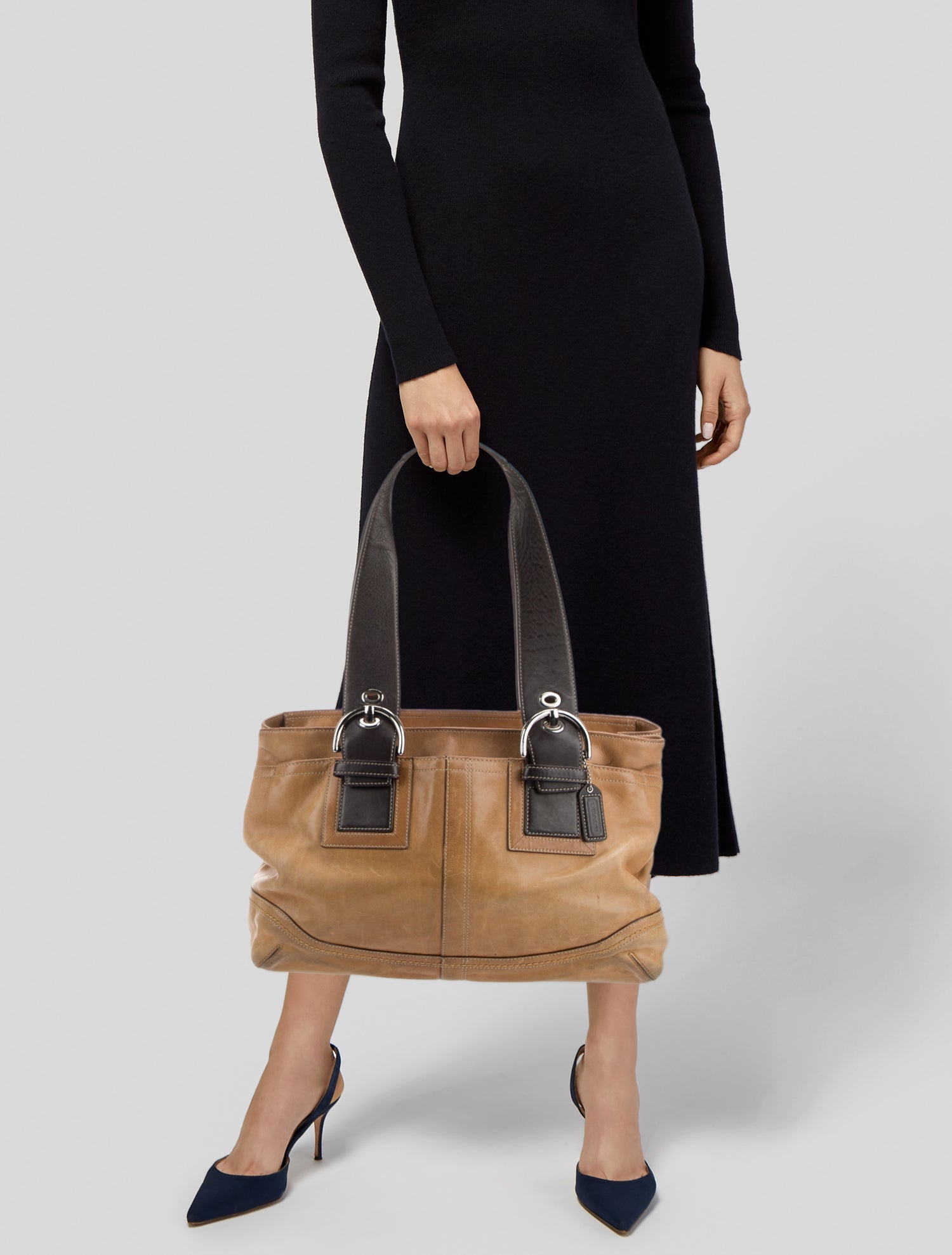 Coach Leather Shoulder Bag