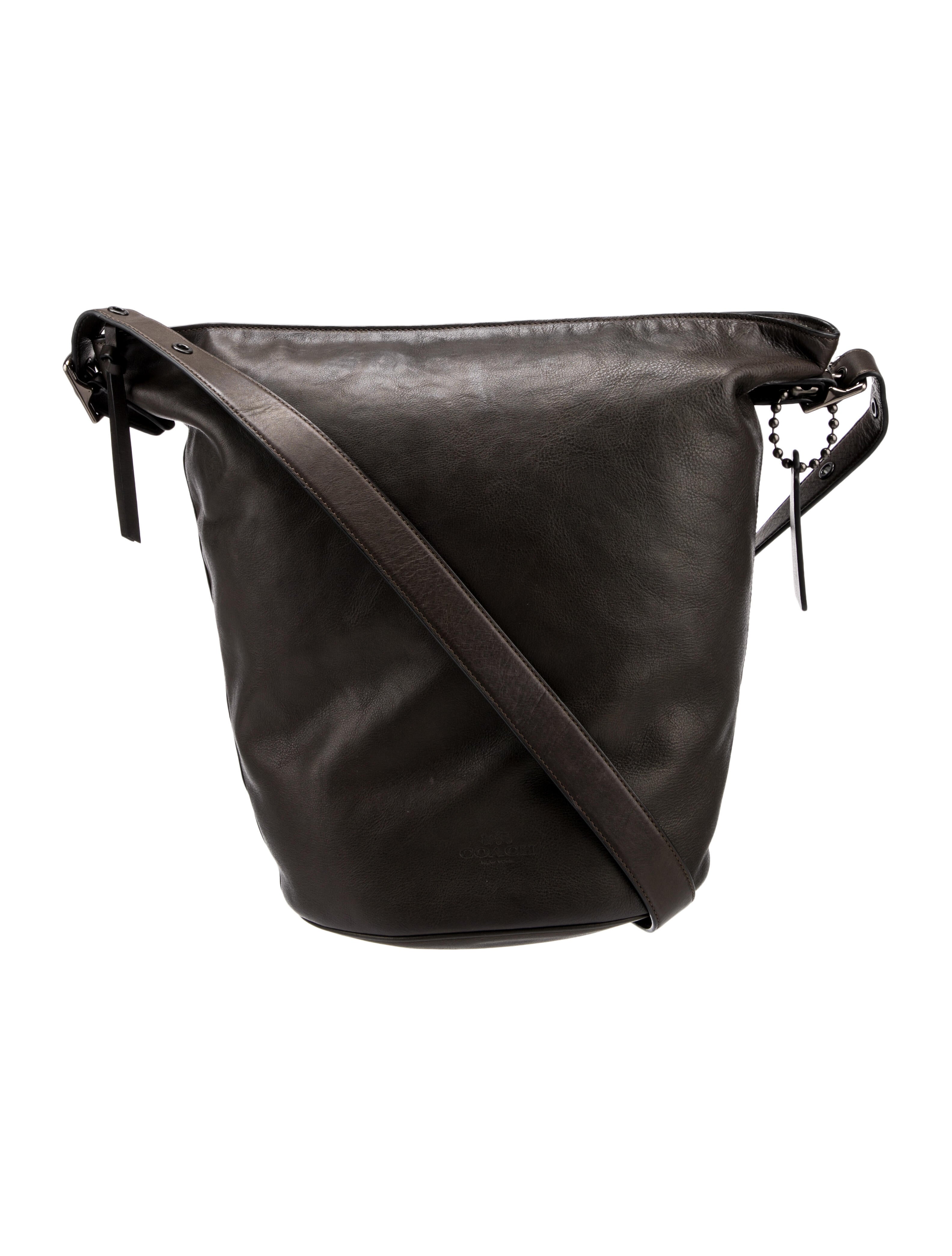 Coach Leather Bucket Bag