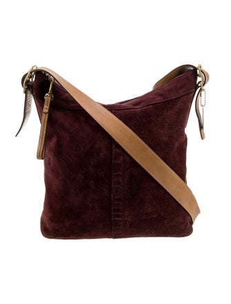 Coach Suede Messenger Bag