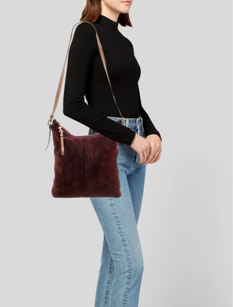 Coach Suede Messenger Bag