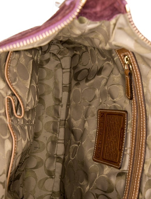 Coach Suede Messenger Bag