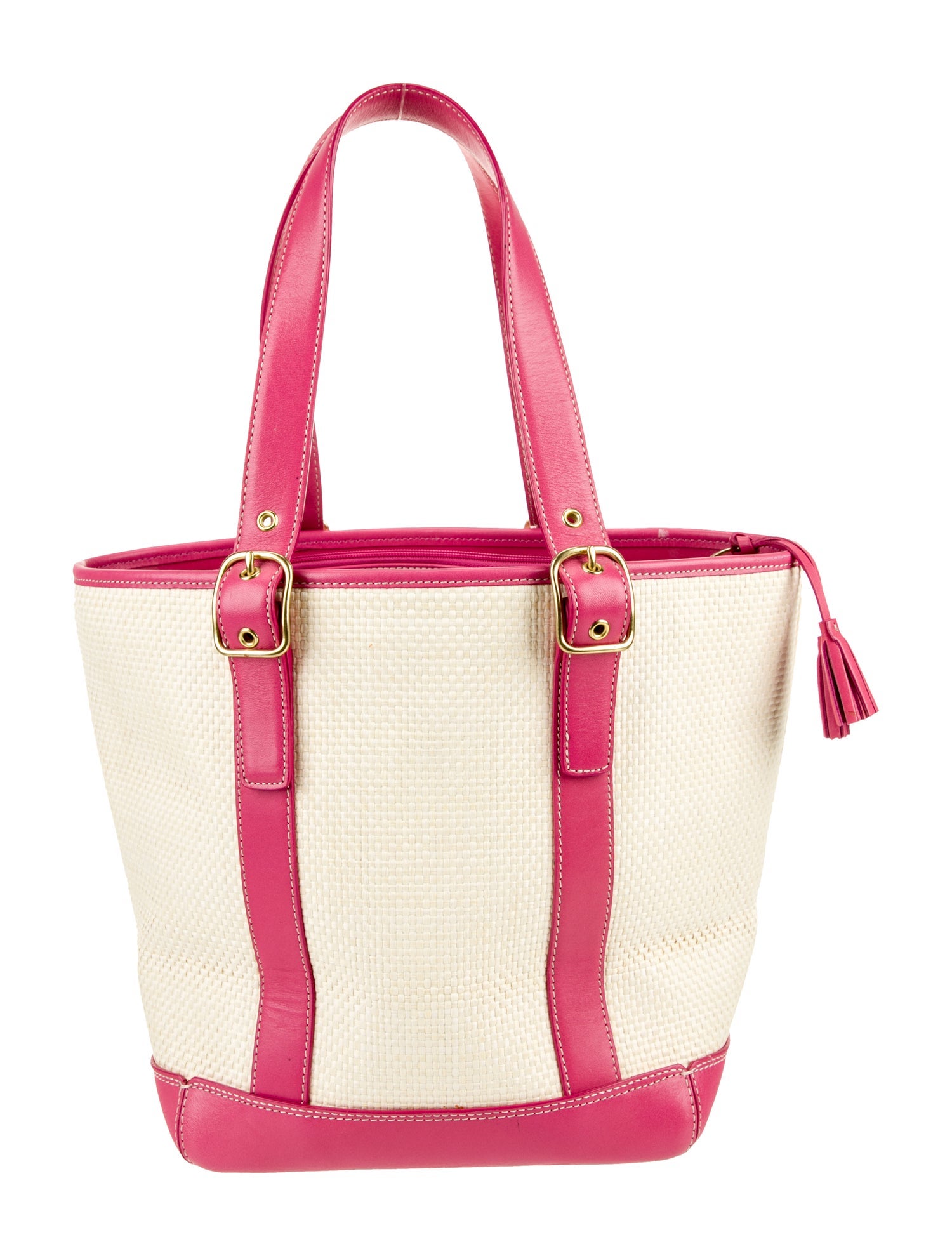 Coach Straw Shoulder Bag