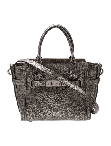 Coach Handle Bags Leather Top Bag