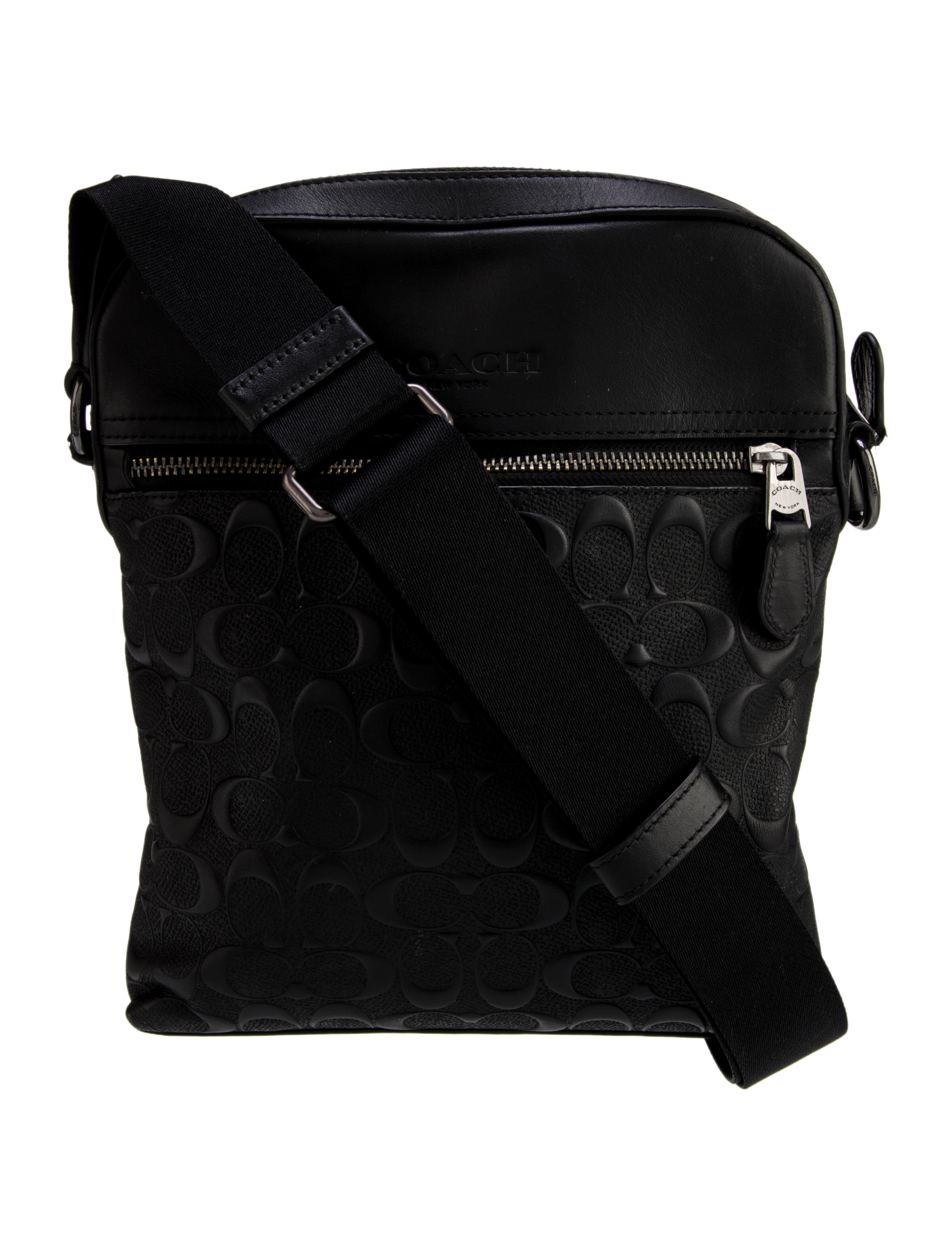 Coach Leather Messenger Bag