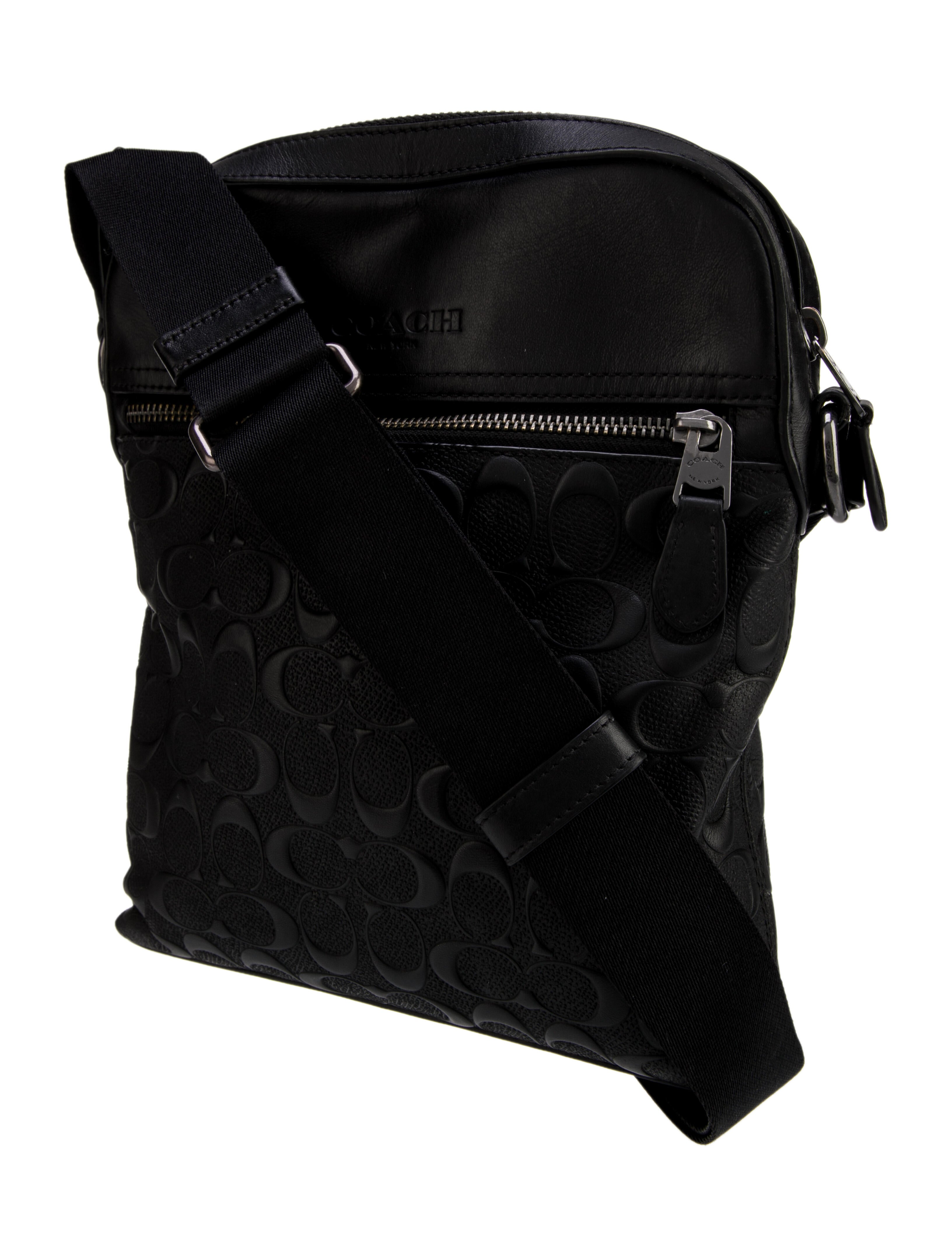 Coach Leather Messenger Bag