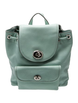 Coach Leather Backpack